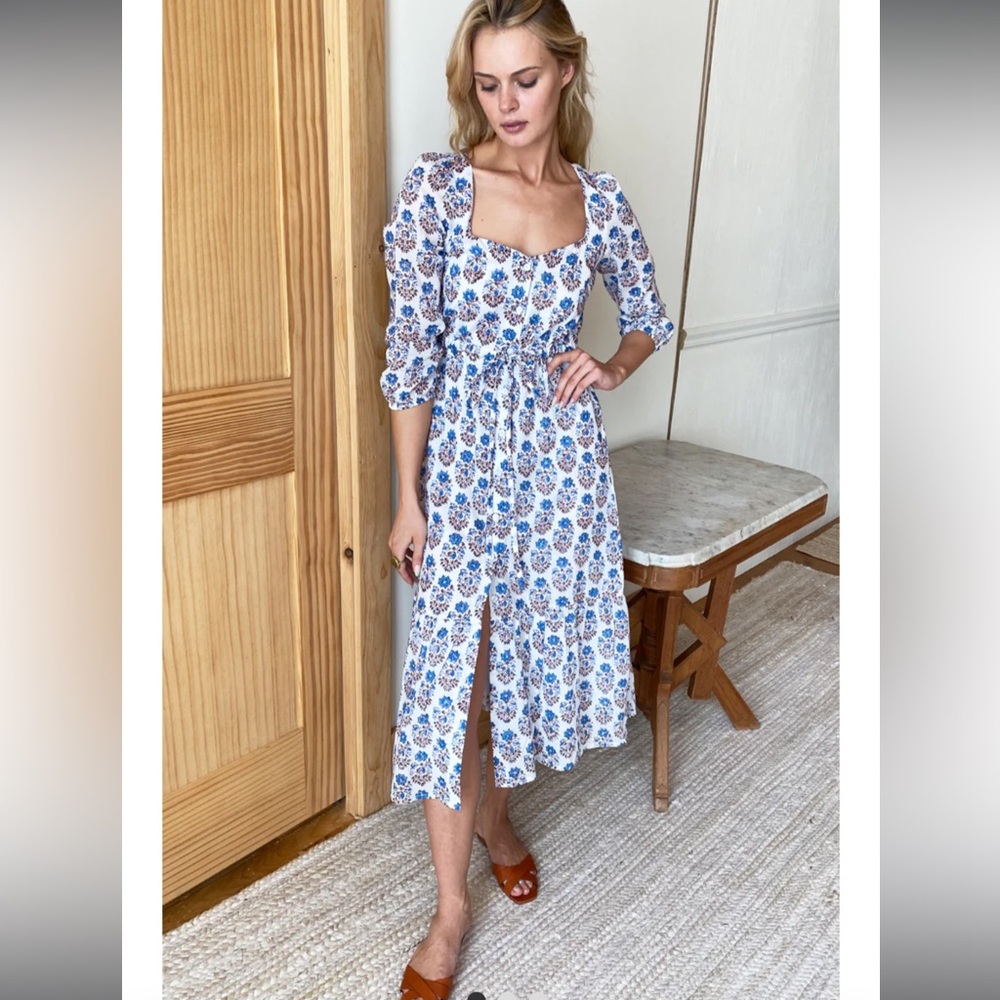 Emerson Fry India Collection Lucy Meadows Dress NWT Extra Small XS